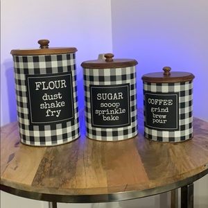 Kathy Primitives Stacking Canister Set